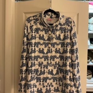 Lily Pulitzer 1/4 button up pullover